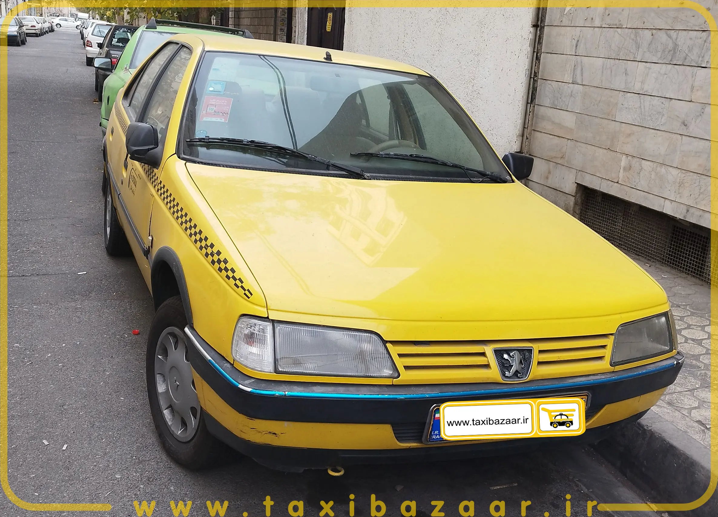تاکسی پژو رنگ زرد مدل 1395